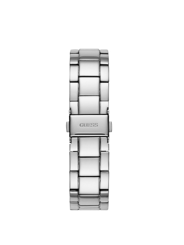 Product story: LADIES SILVER
Prečnik kućišta: 40mm
Kućište: NERĐAJUĆI ČELIK U BOJI SREBRA
Brojčanik: SREBRNI
Staklo: MINERALNO
Vodootpornost: 50m
Mehanizam: KVARCNI MULTIFUNCTION
Narukvica: NERĐAJUĆI ČELIK U BOJI SREBRA