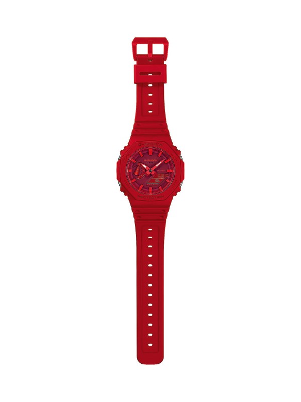 G-Shock ručni sat crvene boje sa NEON displejom. Otporan na udarce. U pitanju je nova Original kolekcija za 2020. Poručite svoj model na Timer.co.rs.