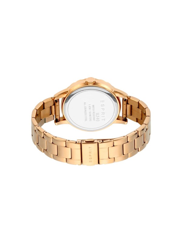 prečnik kućišta: 40mm
kućište: NERĐAJUĆI ČELIK U BOJI RUŽIČASTOG ZLATA
boja brojčanika: ROSEGOLD
staklo: MINERALNO 
mehanizam: KVARCNI  6P29, HRONOGRAF
vodootpornost: 50m
narukvica: NERĐAJUĆI ČELIK U BOJI RUŽIČASTOG ZLATA