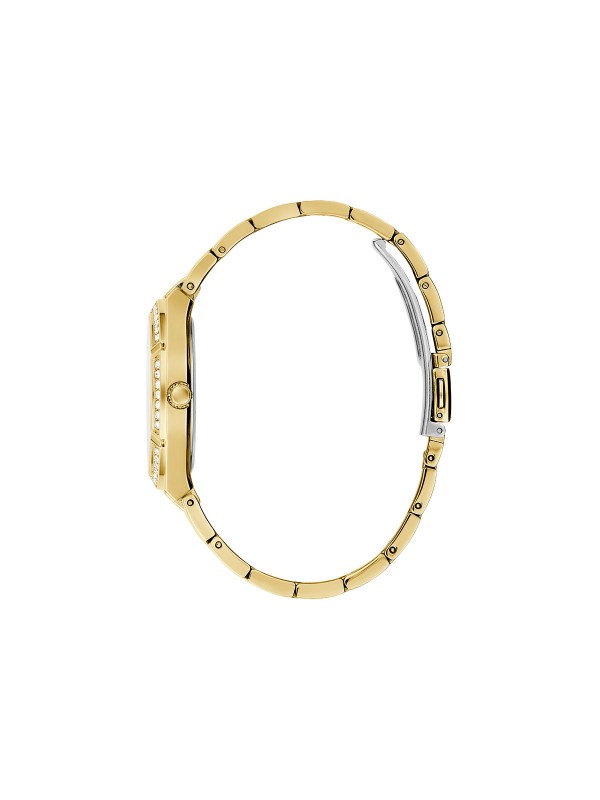 Product story: LADIES GOLD
Prečnik kućišta: 36mm
Kućište: NERĐAJUĆI ČELIK U BOJI ŽUTOG ZLATA
Brojčanik: ŠAMPANJ SUNRAY
Staklo: MINERALNO
Vodootpornost: 30m
Mehanizam: KVARCNI ANALOGNI 
Narukvica:  NERĐAJUĆI ČELIK U BOJI ŽUTOG ZLATA