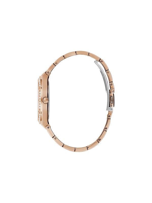Product story: LADIES ROSE GOLD/BRONZE
Prečnik kućišta: 36mm
Kućište: NERĐAJUĆI ČELIK U BOJI RUŽIČASTOG ZLATA
Brojčanik: BELI SUNRAY
Staklo: MINERALNO
Vodootpornost: 30m
Mehanizam: KVARCNI ANALOGNI 
Narukvica:  NERĐAJUĆI ČELIK U BOJI RUŽIČASTOG  ZL