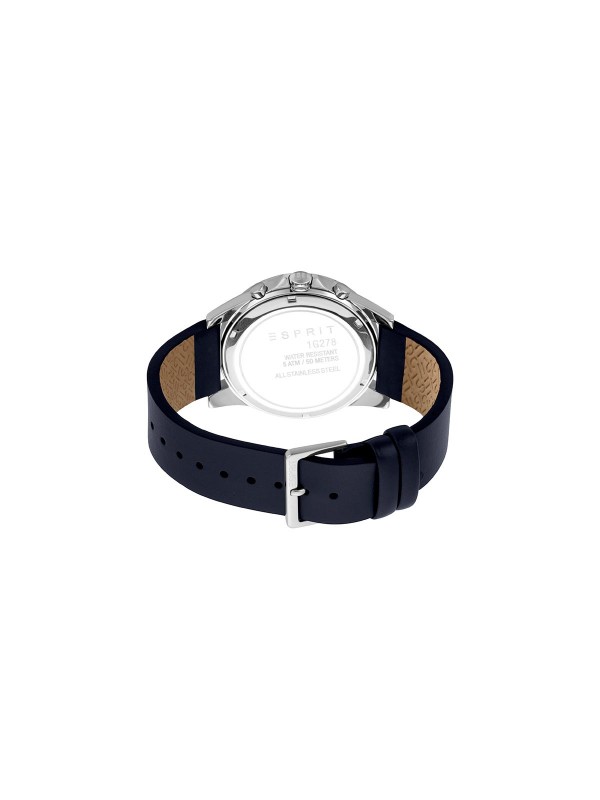 Esprit ženski ručni sat - model sofisticiranog dizajna sa kožnom narukvicom u teget boji, lako poručite putem Timer.co.rs online shop-a na kućnu adresu.