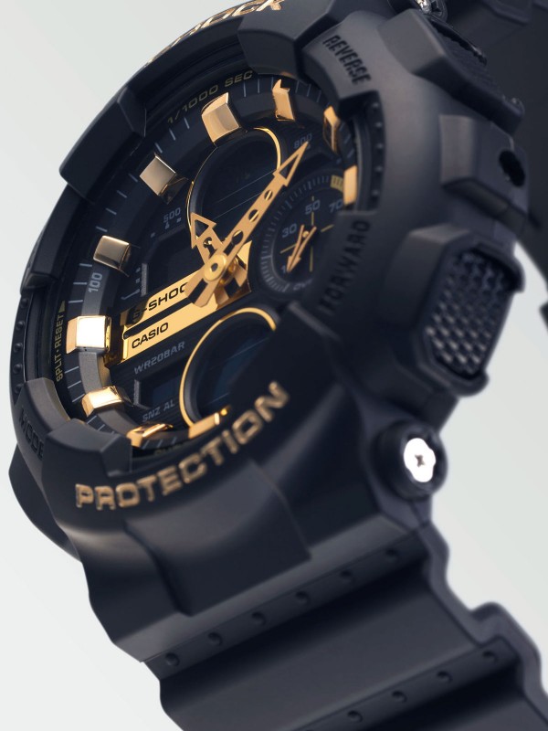 G-Shock GMA-S140M-1AER ženski ručni sat sa gumenom narukvicom. Ima LED osvetljenje, 5 dnevnih alarma i vodootporan je do 100m. Poručite.