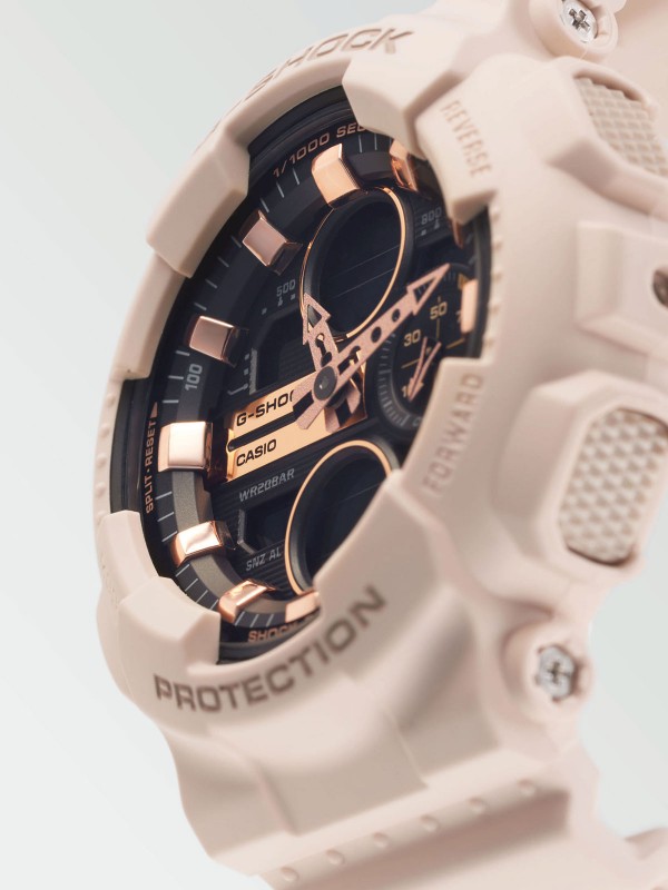 G-Shock GMA-S140M-4AER kvarcni analogno digitalni ženski sat sa gumenom narukvicom i LED osvetljenjem. Poručite na S&L Jokić.