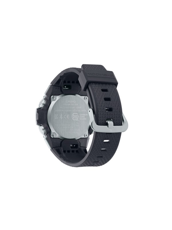 G-Shock  G-Steel sportski muški sat sa gumenom narukvicom. Poseduje Bluetooth tehnologiju koja uz smart telefon omogućava širok rang korisnih funkcija.