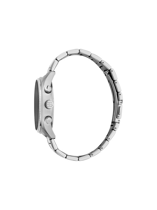 Bezvremenski dizajn i visok kvalitet ESPRIT Watches satova. Zadiviće vas muški ručni sat od nerđajučeg čelika u boji srebra s crnim brojčanikom.