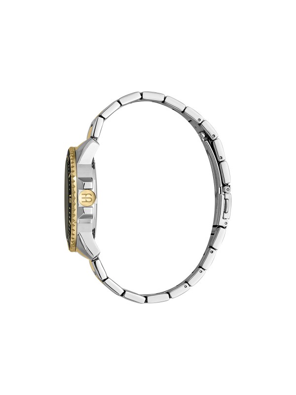 Jedinstvena kombinacija srebrne i žuto-zlatne boje. ESPRIT Watches je kvarcni analogni muški ručni sat od nerđajučeg čelika s mineralnim staklom.