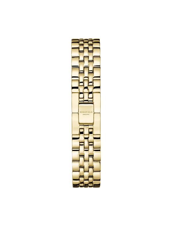 Rosefield The Ace XS ženski ručni sat boji zlata - elegantni model sa crnim brojčanikom, brzo i lako poručite putem Timer.co.rs online prodavnice.