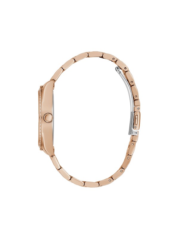 Otkrijte zavidan Luna Guess ženski sat prelepe kombinacije bronze i rosegold boje iz najnovije Fall 2021 kolekcije. Poručite online danas na sajtu.