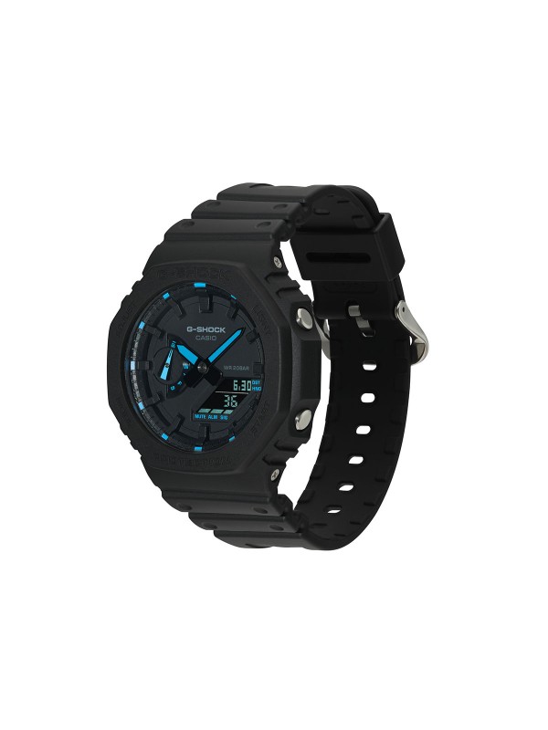 G-Shock Neon Accent je sat koji ne prolazi nezapaženo. Odaberite GA-2100-1A2ER model sa detaljima u plavoj boji i poručite u Timer.co.rs online shop-u.