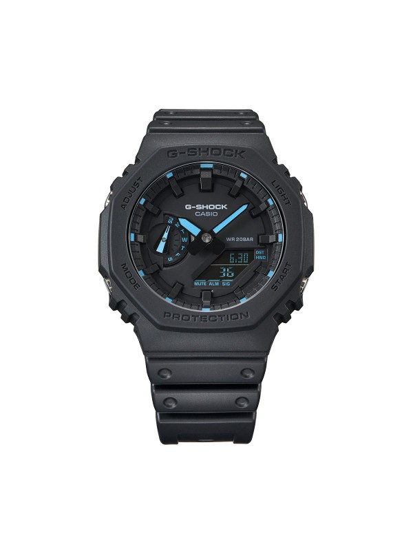 G-Shock Neon Accent je sat koji ne prolazi nezapaženo. Odaberite GA-2100-1A2ER model sa detaljima u plavoj boji i poručite u Timer.co.rs online shop-u.