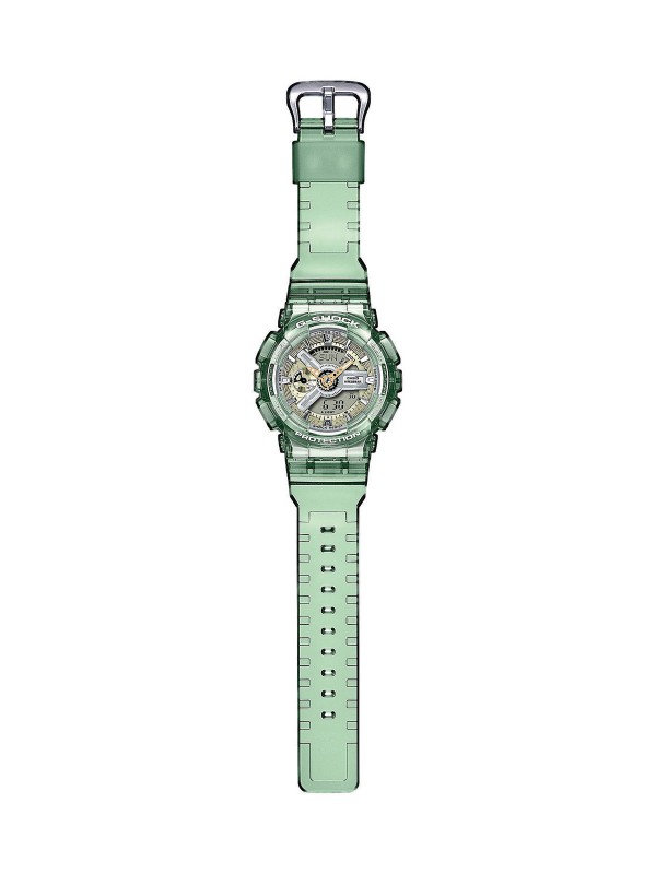 Upotpunite svoj sportski stil G-shock satom sa kućištem u boji zlata i narukvicom zelene boje - GMA-S110GS-3AER. Poručite ga u Timer.co.rs online shop-u.
