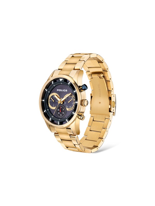 Police Driver ručni sat je atraktivni aksesoar koji ne prolazi nezapažen! Poručite ga u boji žutog zlata sa crnim brojčanikom putem Timer.co.rs online shop-a.