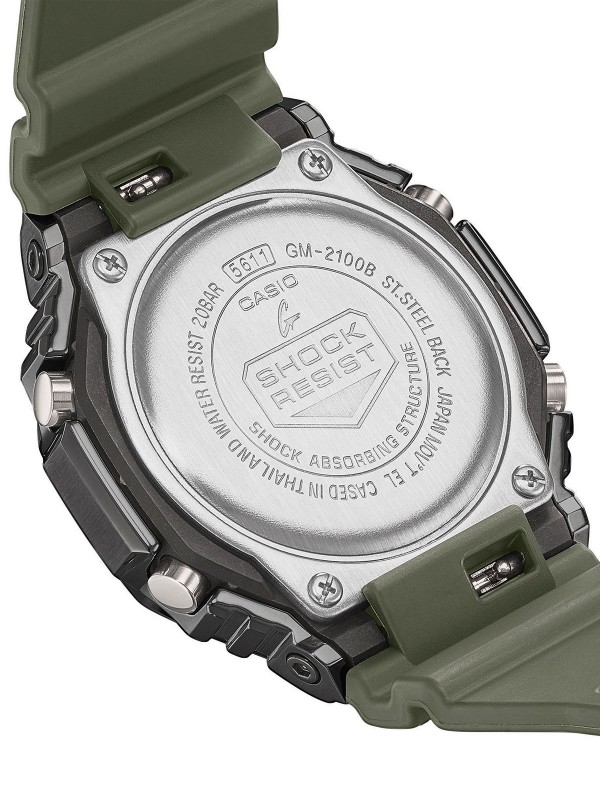 Atraktivni G-Shock CasiOak muški ručni sat u zelenoj boji - metalizirani model ikonskog osmougaonog dizajna, lako poručite u S&L Jokić online shop-u.