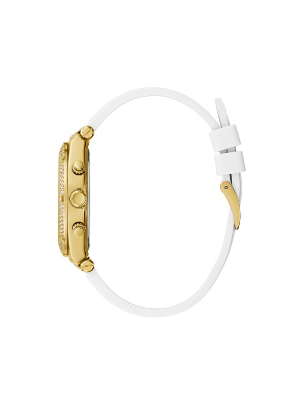 Ekskluzivni zlatni sat sa šampanj glitz brojčanikom. GUESS ŽENSKI SAT HEIRESS GW0407L2 - Prečnik 38mm. Kupite online!