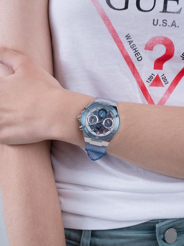 Pronađite plavi Guess ženski sat ATHENA GW0409L1 u asortimanu Timer.co.rs online prodavnice. Lako ga poručite i ubrzo očekujte na kućnoj adresi.