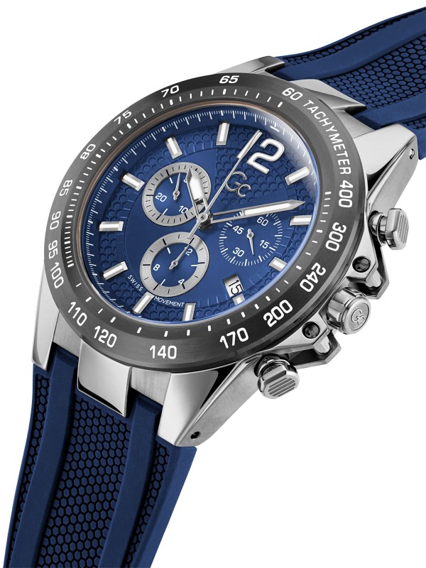 Gc Audacious plavi ručni sat sa detaljima u boji srebra je moćni modni detalj koji svaki izgled čini efektnim. Poručite ga u Timer.co.rs online shop-u.