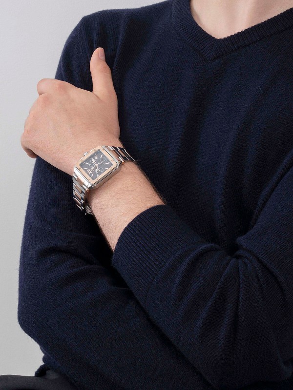 Gc Couture Square u boji srebra je klasik koji ne izlazi iz mode! Brzo i lako poručite model sa crnim brojčanikom u Timer.co.rs online prodavnici.