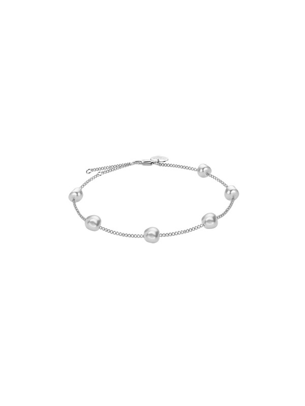 Rosefield Multi Pearl žensku narukvicu sa biserima - model od nerđajućeg čelika sa prevlakom u boji srebra, lako poručite putem Timer.co.rs online shop-a.