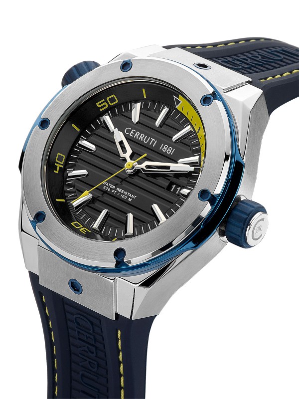 Cerruti 1881 Ruscello muški sat sa silikonskom narukvicom - analogni model CIWGN2207501 sportskog dizajna, poručite putam Timer.co.rs online shop-a.