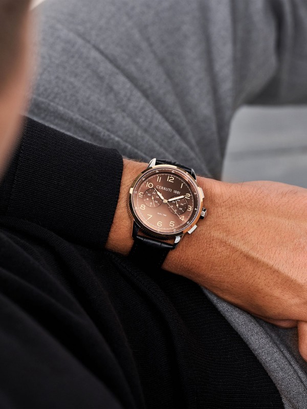 Cerruti 1881 Mucciano muški sat sa kožnom narukvicom - analogni model CIWGF2224902 elegantnog dizajna, poručite putam Timer.co.rs online shop-a.