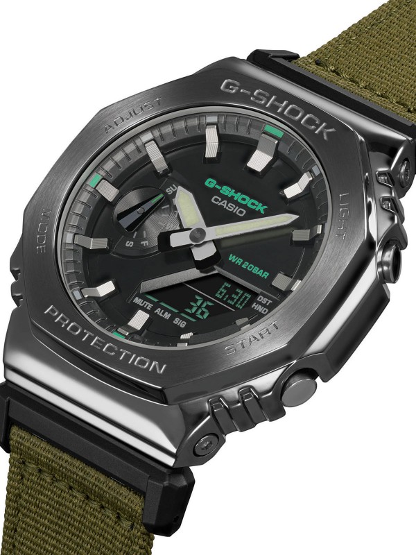 G-Shock analogno digitalni muški ručni sat, GM-2100CB-3AER model Utility Metal serije, brzo i lako poručite putem S&L Jokić online prodavnice.