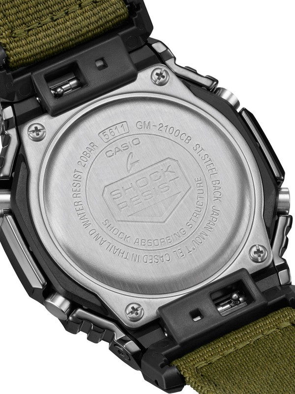 G-Shock analogno digitalni muški ručni sat, GM-2100CB-3AER model Utility Metal serije, brzo i lako poručite putem S&L Jokić online prodavnice.