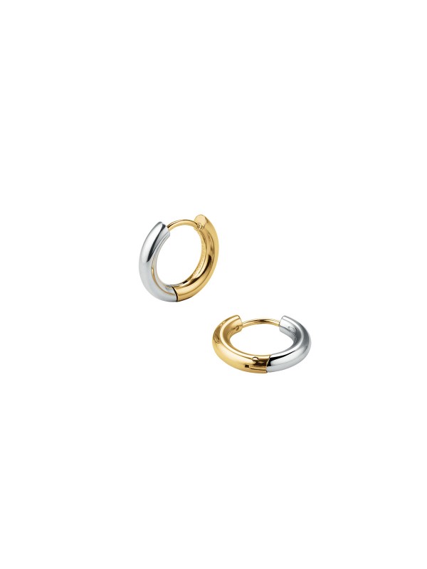 Savršen izbor za modernu ženu - ROSEFIELD DUOTONE HOOPS GOLD - Nerđajući čelik ✔️Dostupno u dve boje ✔️- Poručite online!