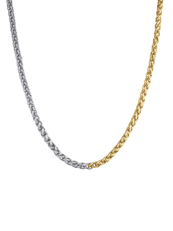 Upotpunite svoj izgled sa ovim modelom - ROSEFIELD DUOTONE HERRINGBONE NECKLACE GOLD - Podesiva dužina ✔️- Poručite online!