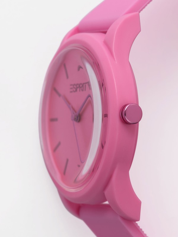 Trend ženski sat - ESPRIT JOY - Pink silikonska narukvica ✔️Mineralno staklo ✔️Kvarcni mehanizam ✔️- Poručite online!