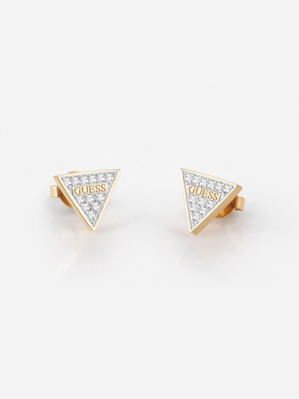 Suptilni dodir glamura za vaš svakodnevni izgled - GUESS STUDS PARTY - 11mm sa cirkonima ✔️Logotip Guess ✔️Nerđajući čelik ✔️- Poručite online!