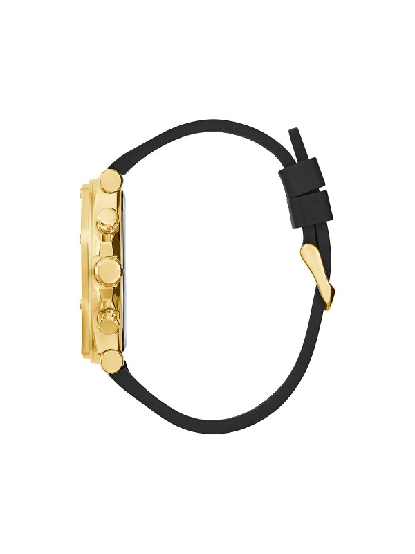 Guess Edge muški ručni sat - model sa zelenim brojčanikom i crnim kožnim kaišem sa kroko printom, brzo i lako poručite putem Timer.co.rs online shop-a.