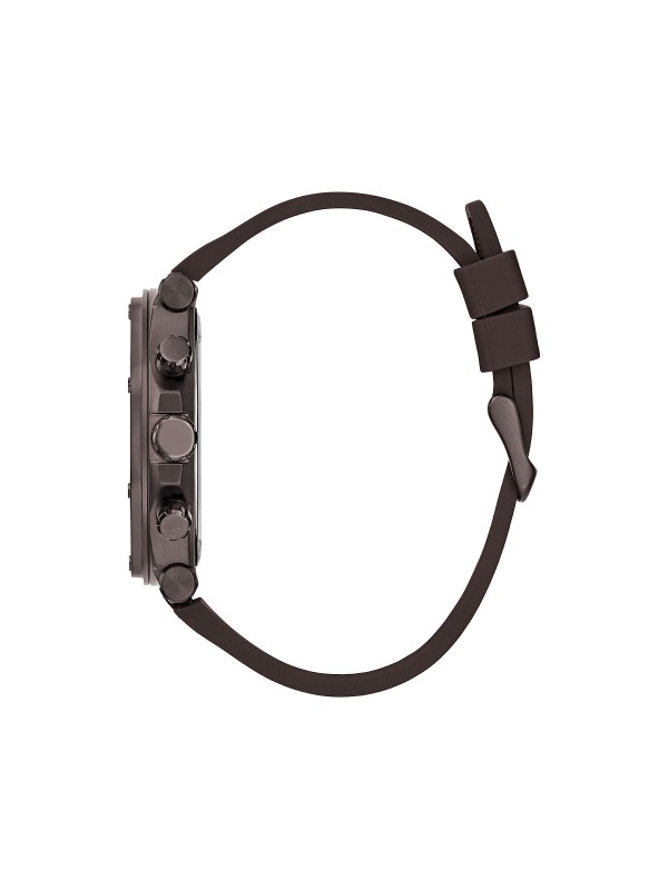 Guess Edge muški ručni sat - model sa braon brojčanikom i braon kožnim kaišem sa kroko printom, brzo i lako poručite putem Timer.co.rs online shop-a.