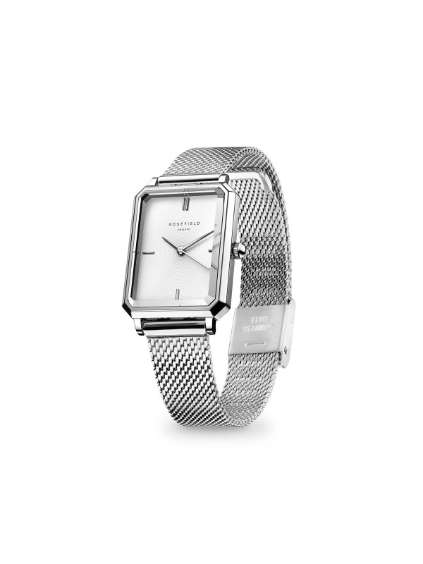 Rosefield The Octagon XS ženski ručni sat - osmougaoni model u boji srebra, lako poručite putem Timer.co.rs online prodavnice na kućnu adresu.