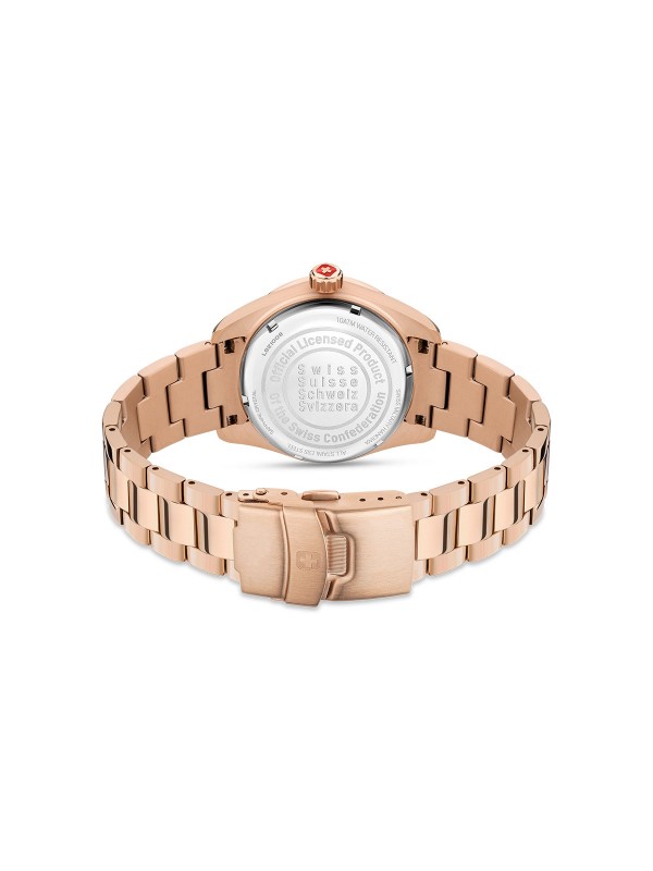 Swiss Military Hanowa Mountain Crystal ženski sat - model od nerđajućeg čelika u boji ružičastog zlata, lako poručite putem Timer.co.rs online shop-a.
