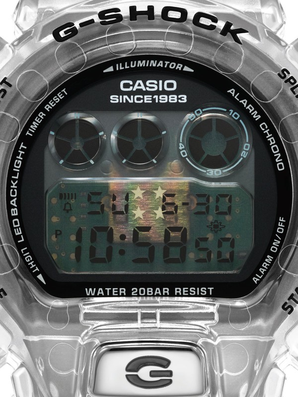 Funkcionalan muški sportski sat - G-SHOCK CLEAR REMIX LIMITED 40TH ANNIVERSARY - Sat koji je otporan na udarce - Za dominaciju - Poručite online!