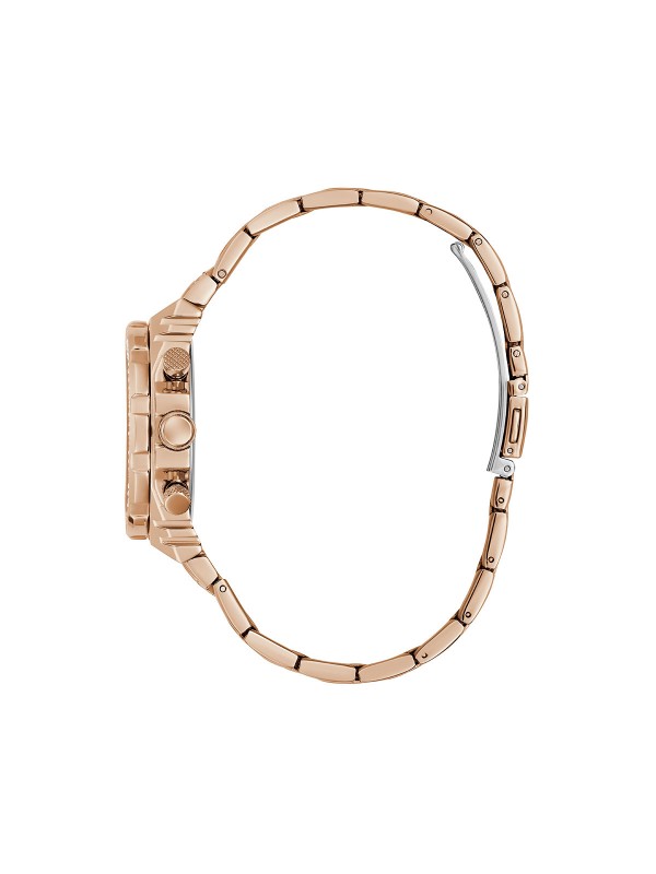 Romantična elegancija u boji ružičastog zlata. GUESS ŽENSKI SAT FUSION GW0552L3 - Prečnik 36mm, rosegold sunray brojčanik sa cirkonima. Poručite!