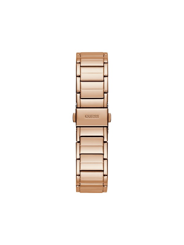 Romantična elegancija u boji ružičastog zlata. GUESS ŽENSKI SAT FUSION GW0552L3 - Prečnik 36mm, rosegold sunray brojčanik sa cirkonima. Poručite!