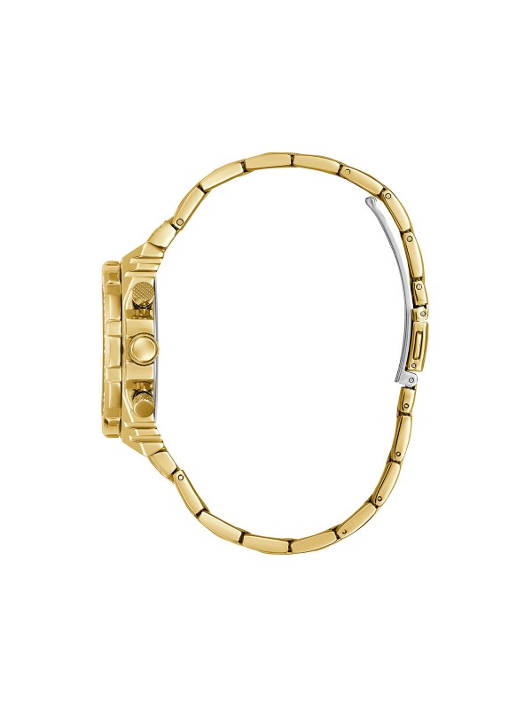 Ekskluzivna elegancija u zlatnoj boji. GUESS ŽENSKI SAT FUSION GW0552L2 - Prečnik 36mm, šampanj sunray brojčanik sa cirkonima. Kupite online!
