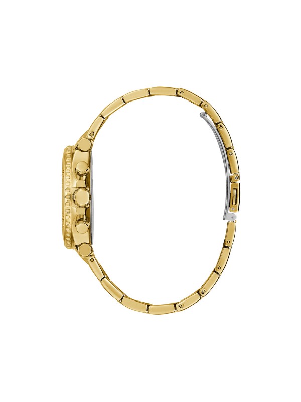 Izražajna elegancija u zlatnoj boji. GUESS ŽENSKI SAT COSMIC GW0465L5 - Prečnik 36mm, zeleni sunray brojčanik. Kupite online!