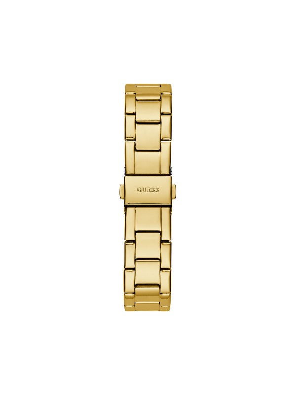 Izražajna elegancija u zlatnoj boji. GUESS ŽENSKI SAT COSMIC GW0465L5 - Prečnik 36mm, zeleni sunray brojčanik. Kupite online!