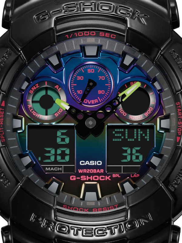 G-SHOCK GA 100 - Robustan i otporan na udarce, s preciznom štopericom. Otkrijte novi nivo kvaliteta!