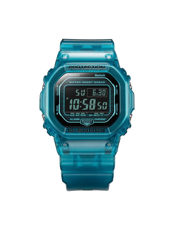 G-Shock digitalni bluetooth 5600 muški ručni sat - model u prozirno plavoj boji, brzo i lako poručite putem S&L Jokić online prodavnice na kućnu adresu.