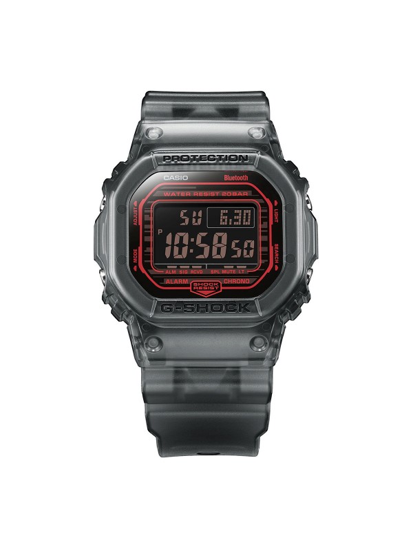 G-Shock digitalni bluetooth 5600 muški ručni sat - model u prozirno crnoj boji, brzo i lako poručite putem S&L Jokić online prodavnice na kućnu adresu.