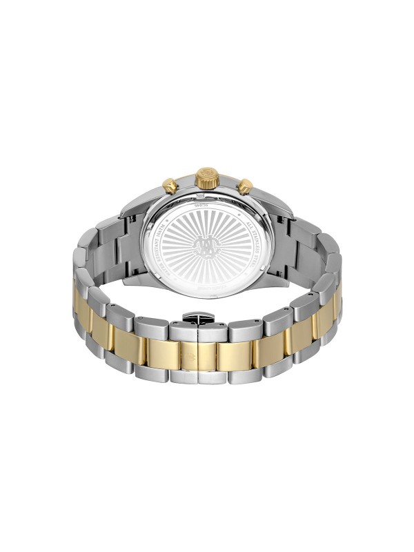 Roberto Cavalli muški ručni sat (RC5G046M0065) sa crnim brojčanikom - model u boji srebra i žutog zlata, poručite putem Timer.co.rs online shop-a.