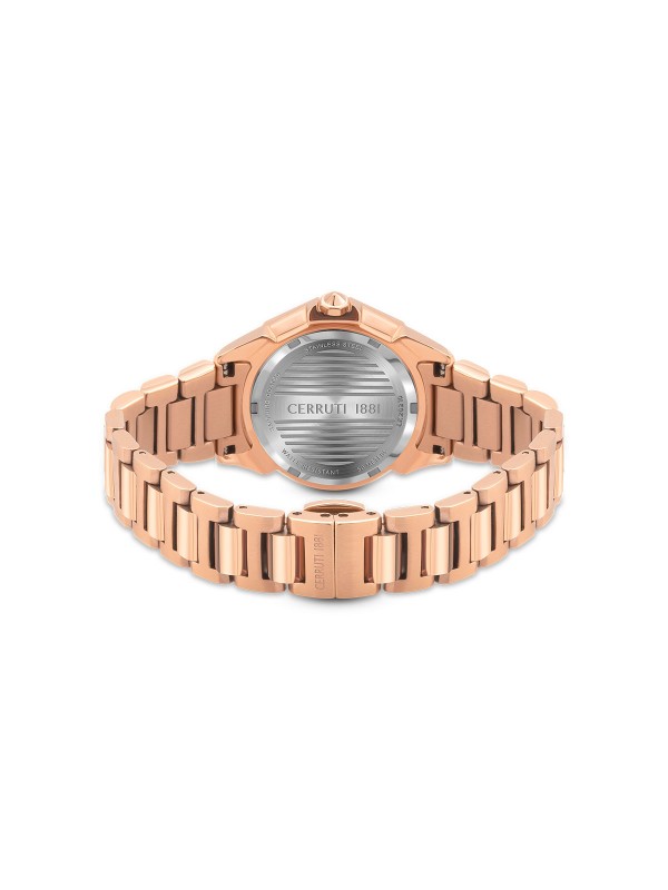Cerruti 1881 Jesina ženski ručni sat sa belim brojčanikom - model od nerđajućeg čelika u boji ružičastog zlata, poručite putem Timer.co.rs online shop-a.