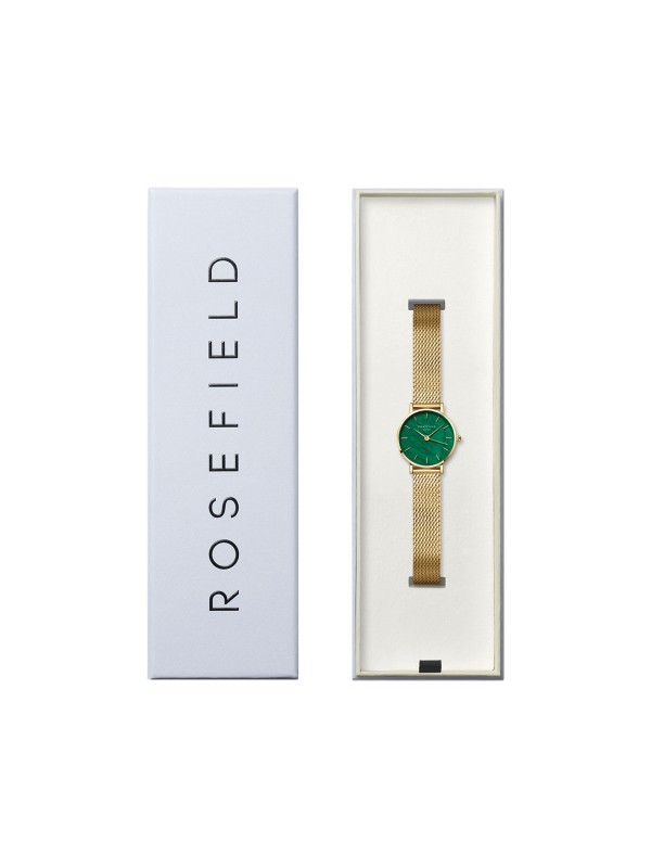 Dominantan ženski sat - ROSEFIELD SMALL EDIT EMERALD MESH - Kvarcni ✔️Analogni ✔️ Nerđajući čelik ✔️ - Poručite online !