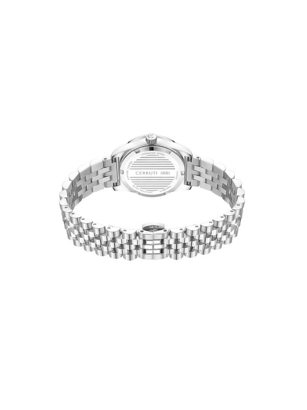 Elegantni ženski sat u boji srebra sa roze brojčanikom i cirkonima, minimalistički dizajn koji odiše prefinjenošću i sofisticiranošću.