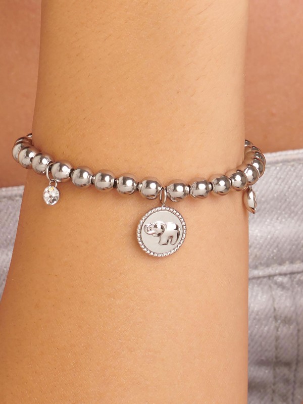 Istaknite svoj stil sa ovom narukvicom - BROSWAY CHAKRA - Podesiva dužina ✔️Nerđajući čelik ✔️Boja srebra ✔️- Poručite online!