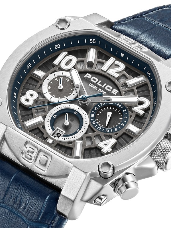 Sinonim za eleganciju i kvalitet - POLICE NORWOOD - Mineralno staklo ✔️Vodootpornost ✔️Kvarcni dual time mehanizam ✔️- Poručite online!